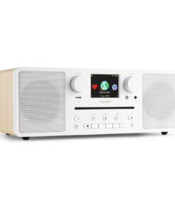 Retourdeal - Audizio Naples stereo DAB radio met CD speler, Bluetooth,