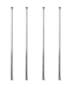 Retourdeal - BeamZ P30 - Set van 4 Truss Tower Totem staanders - 1.5m