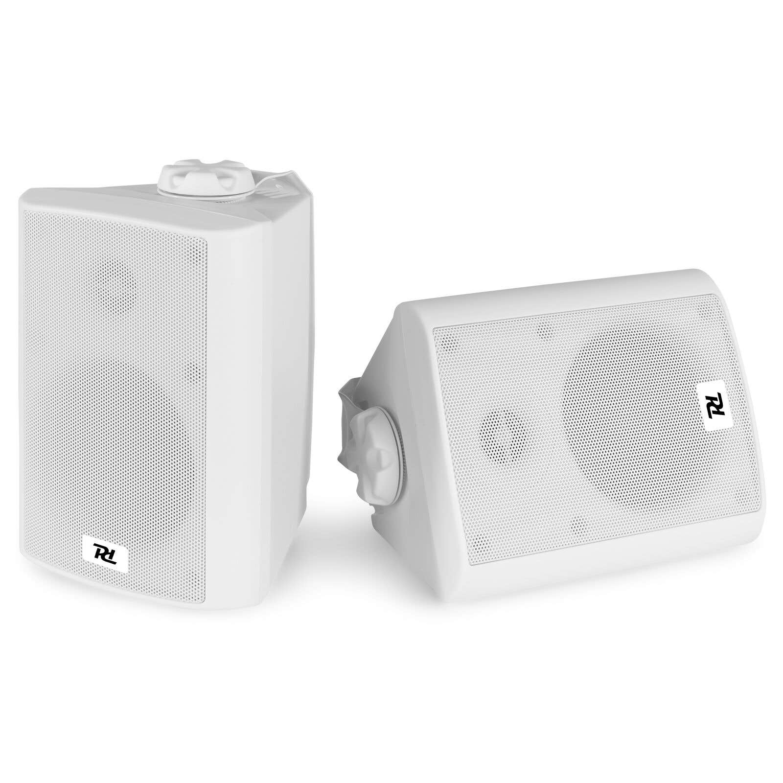 Retourdeal - Power Dynamics witte 100W 2-weg luidsprekers voor wand en