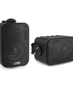 Power Dynamics BGO30 speakerset 3" in/outdoor 60W - Zwart