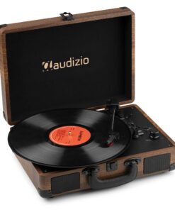 Retourdeal - Audizio RP116W retro platenspeler met Bluetooth in/out -