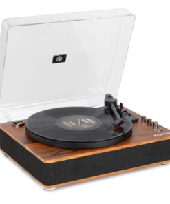 Fenton RP162D hifi retro platenspeler met Bluetooth in/out en speakers