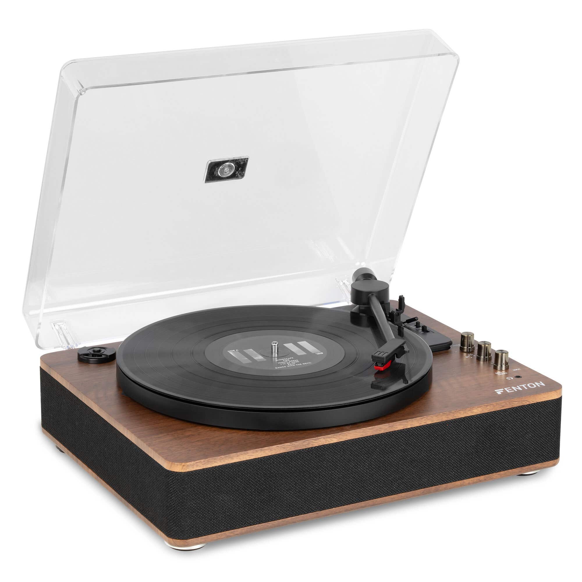 Retourdeal - Fenton RP162 hifi retro platenspeler met Bluetooth,