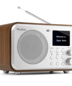 Audizio Milan draagbare DAB radio met Bluetooth, FM radio en accu -