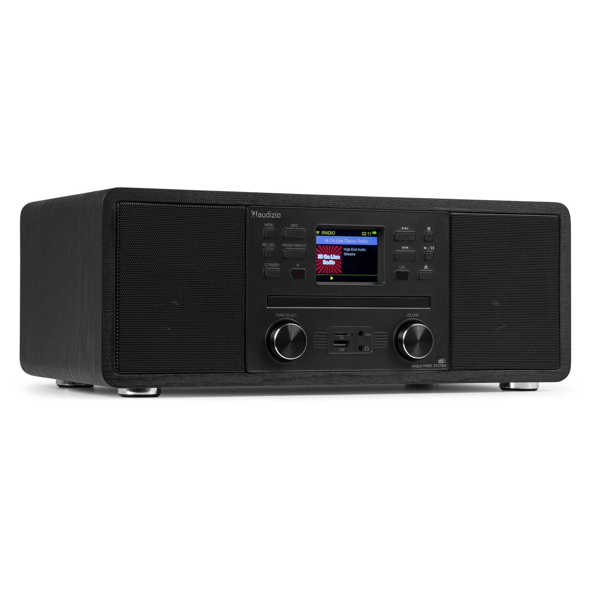 Audizio Avola alles-in-één wifi radio - Internet radio met CD-speler,