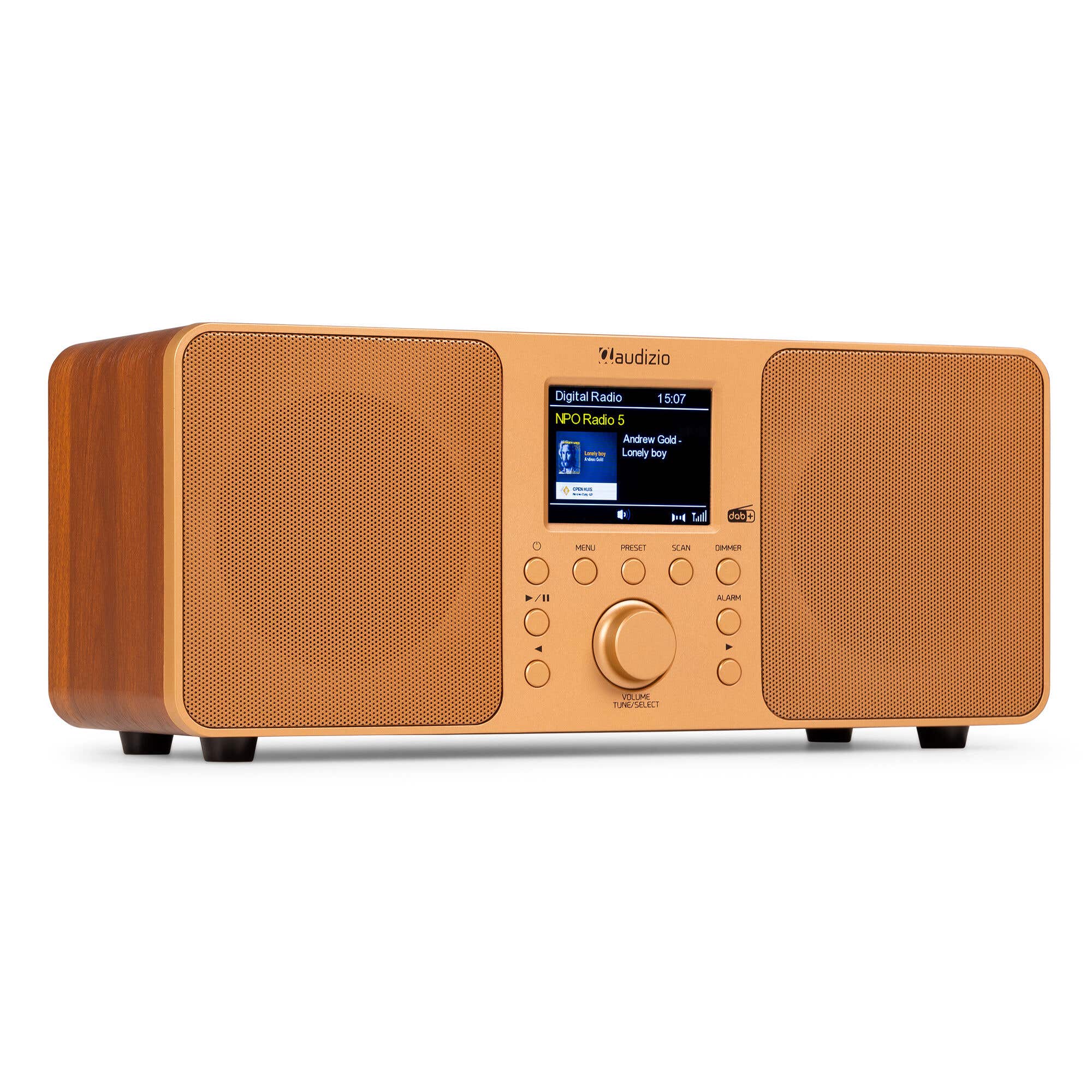Retourdeal - Audizio Genua DAB radio - DAB+ radio met Bluetooth &