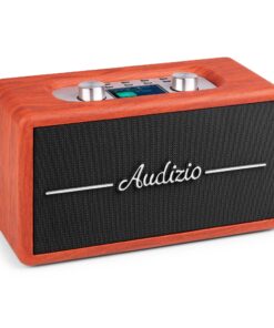 Retourdeal - Audizio Tune60 retro radio - Bluetooth radio met DAB+ en