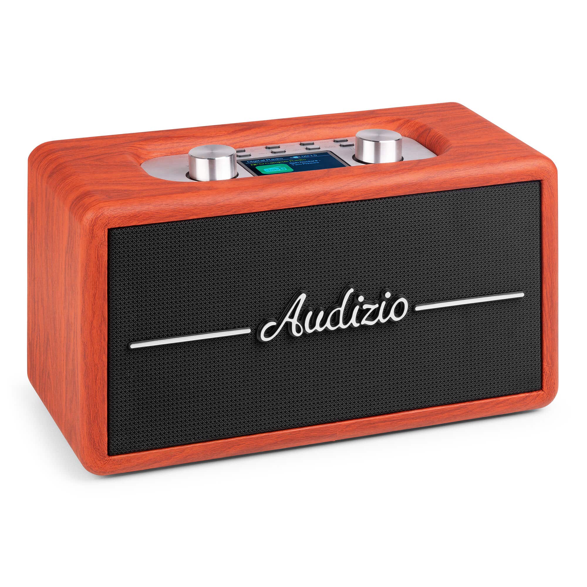 Retourdeal - Audizio Tune60 retro radio - Bluetooth radio met DAB+ en