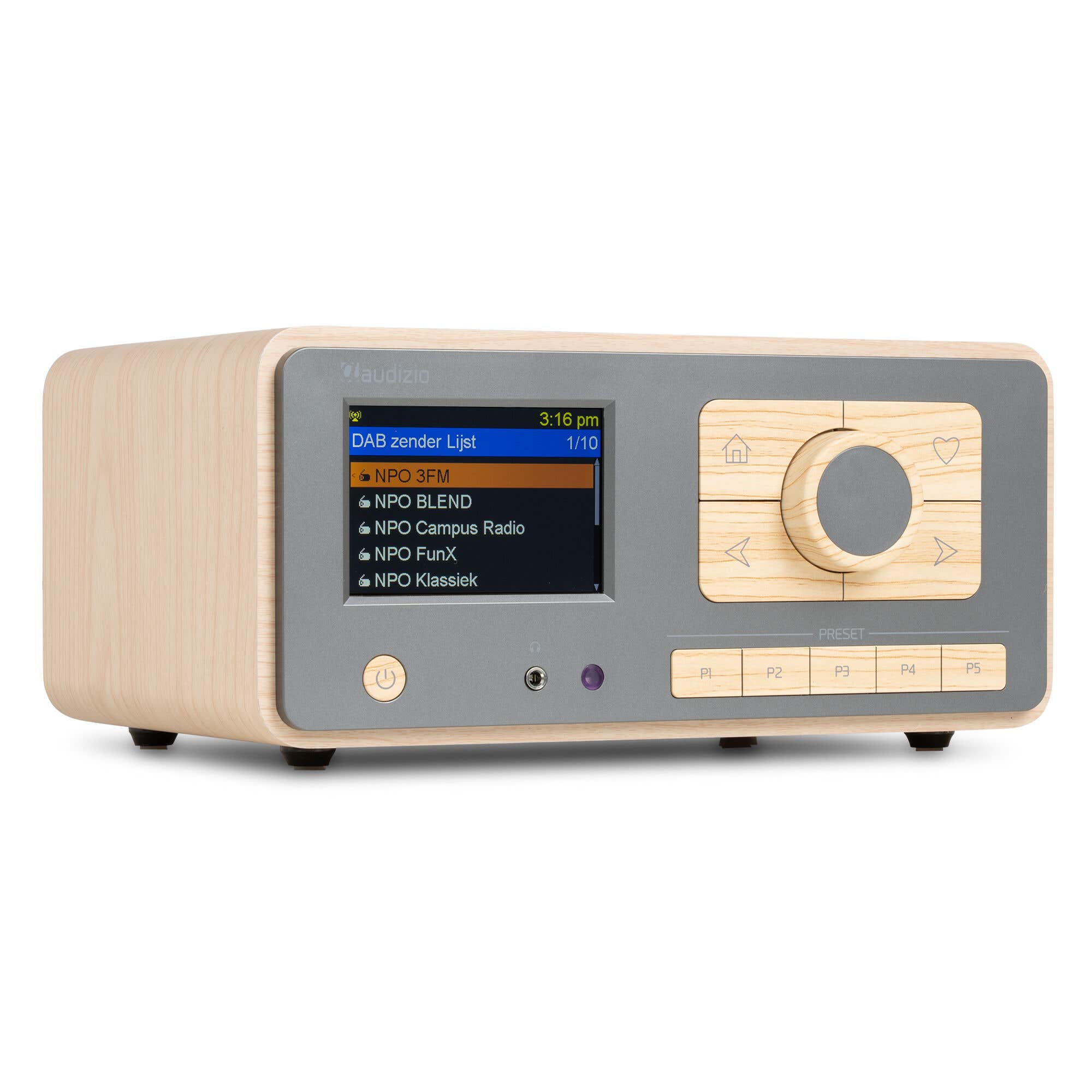 Audizio Dozza internetradio - FM en DAB radio - Radio met Bluetooth en