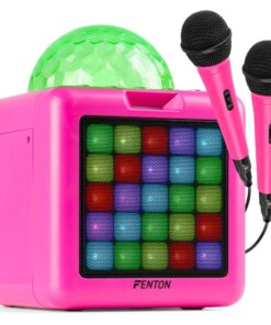 Fenton KAR15P karaokeset met Bluetooth en 2 microfoons - Inclusief