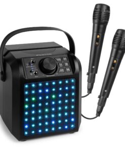 Fenton KAR50B karaoke set - Karaoke box met Bluetooth - Met oplaadbare