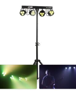 MAX PartyBar4 met RGBW LEDs 3x 3W incl. statief en remote