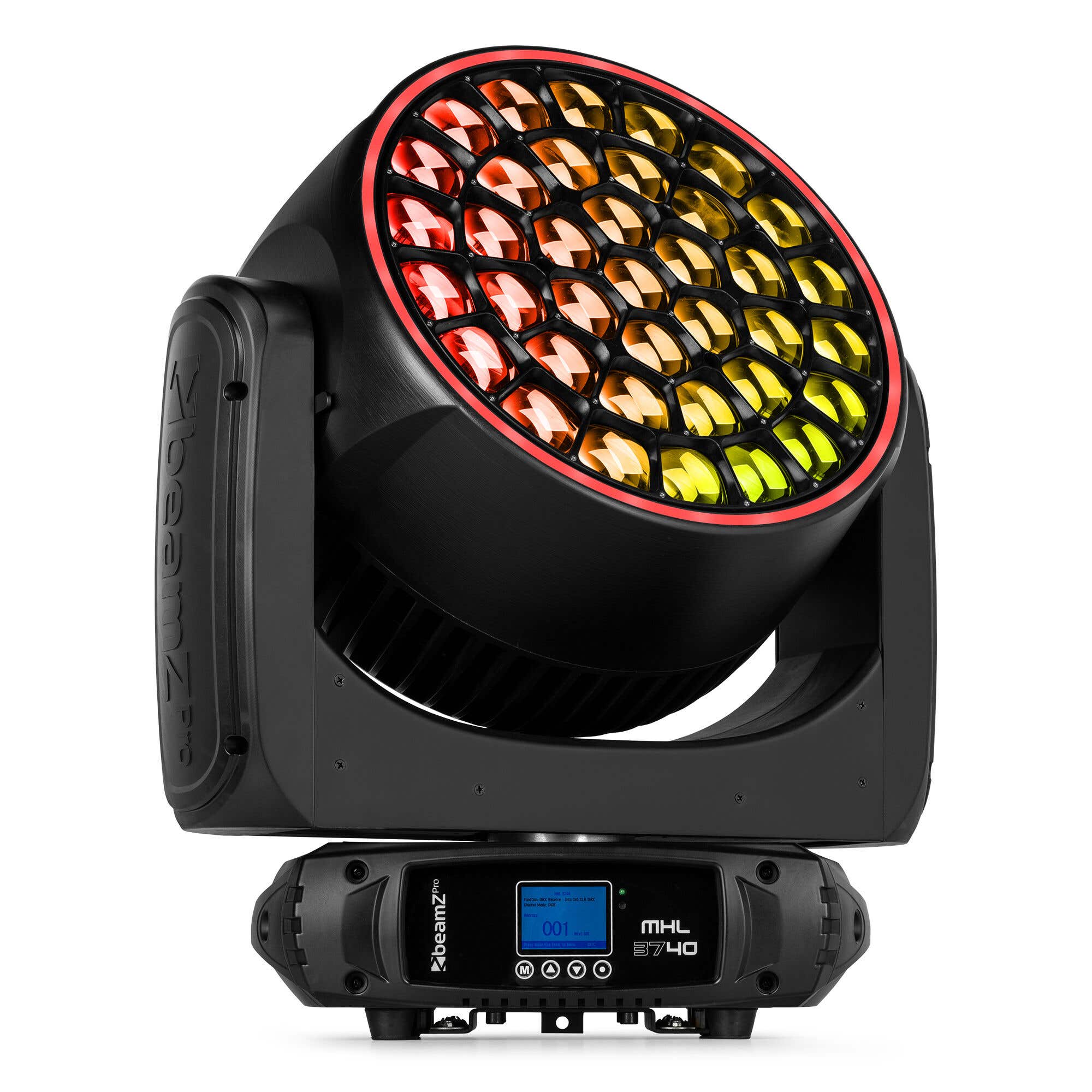 BeamZ Pro MHL3740 - Wash moving head met zoom en single pixel control