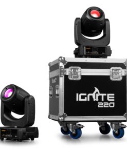BeamZ Professional IGNITE220 moving head set van 2 stuks in flightcase