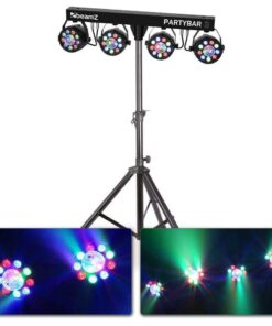 Retourdeal - BeamZ PartyBar3 lichtset - 4 PAR spots, 4 Magic Balls +