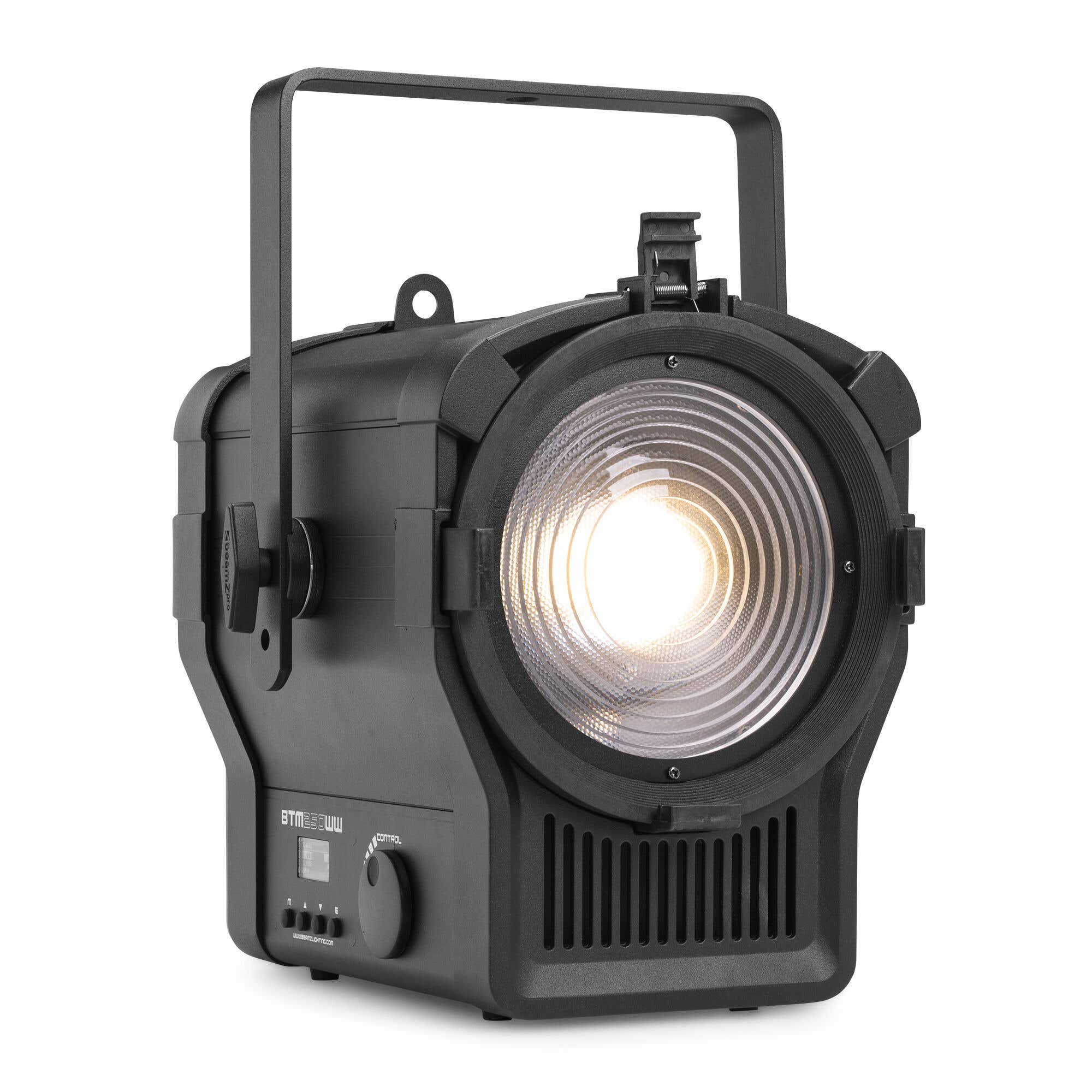 Retourdeal - BeamZ Professional BTM250WW fresnel met gemotoriseerde