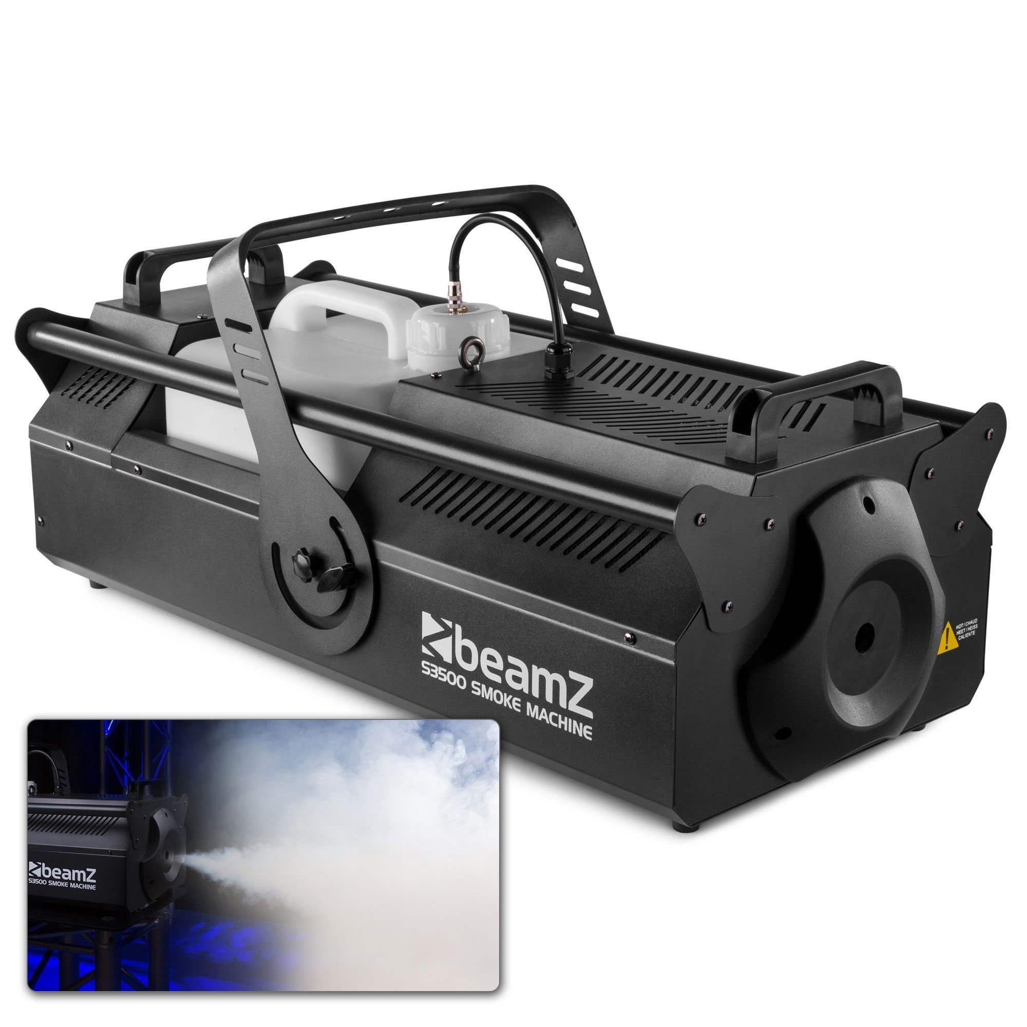 BeamZ S3500 rookmachine 3500W met DMX en draadloze afstandsbediening