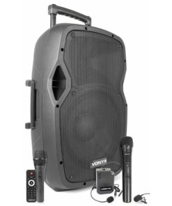 Retourdeal - Vonyx AP1200PA Mobiele bluetooth luidspreker met 3