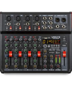 Vonyx VM-KG08 - 8-kanaals mengtafel met Bluetooth, DSP, USB audio