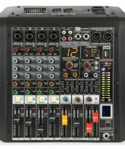 Power Dynamics PDM-M404A 4 kanaals muziek mixer / versterker