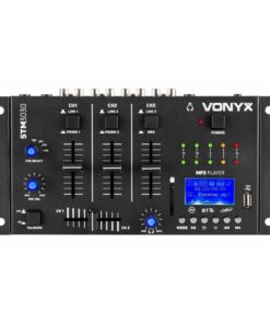 Retourdeal - Vonyx STM3030 4 kanaals mixer met USB/SD MP3, Bluetooth