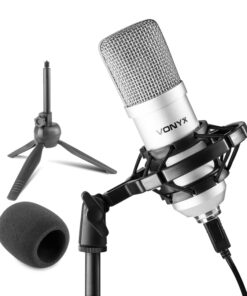 Vonyx CM300S USB studio condensator microfoon - Titanium