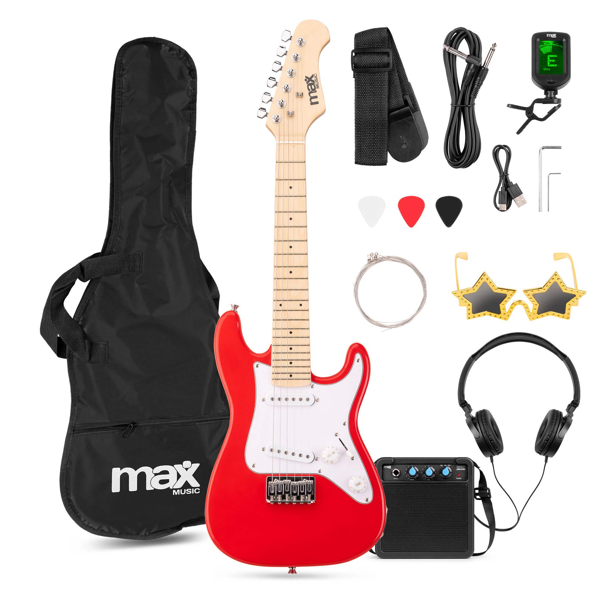 Retourdeal - MAX GigKit Junior 1/4 - Elektrische kindergitaar -