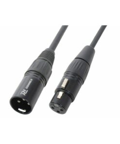PD Connex Signaalkabel XLR male/female 3-pins - 12 meter - zwart