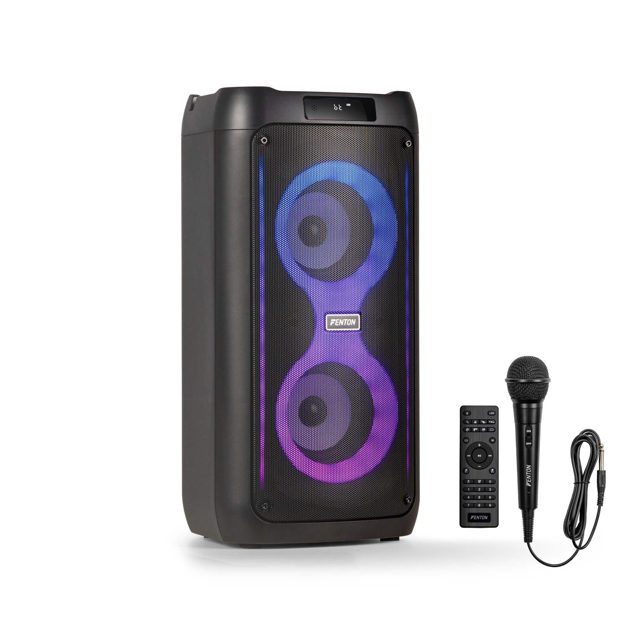 Fenton Core80 party box - Bluetooth speaker met lichteffecten -