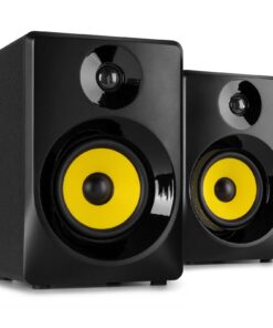 Vonyx SMN40B actieve studio monitor speakers 100W - Zwart