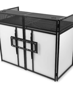 Vonyx DB6 opvouwbare DJ Booth pro met TV-beugel - Geschikt voor 32 -