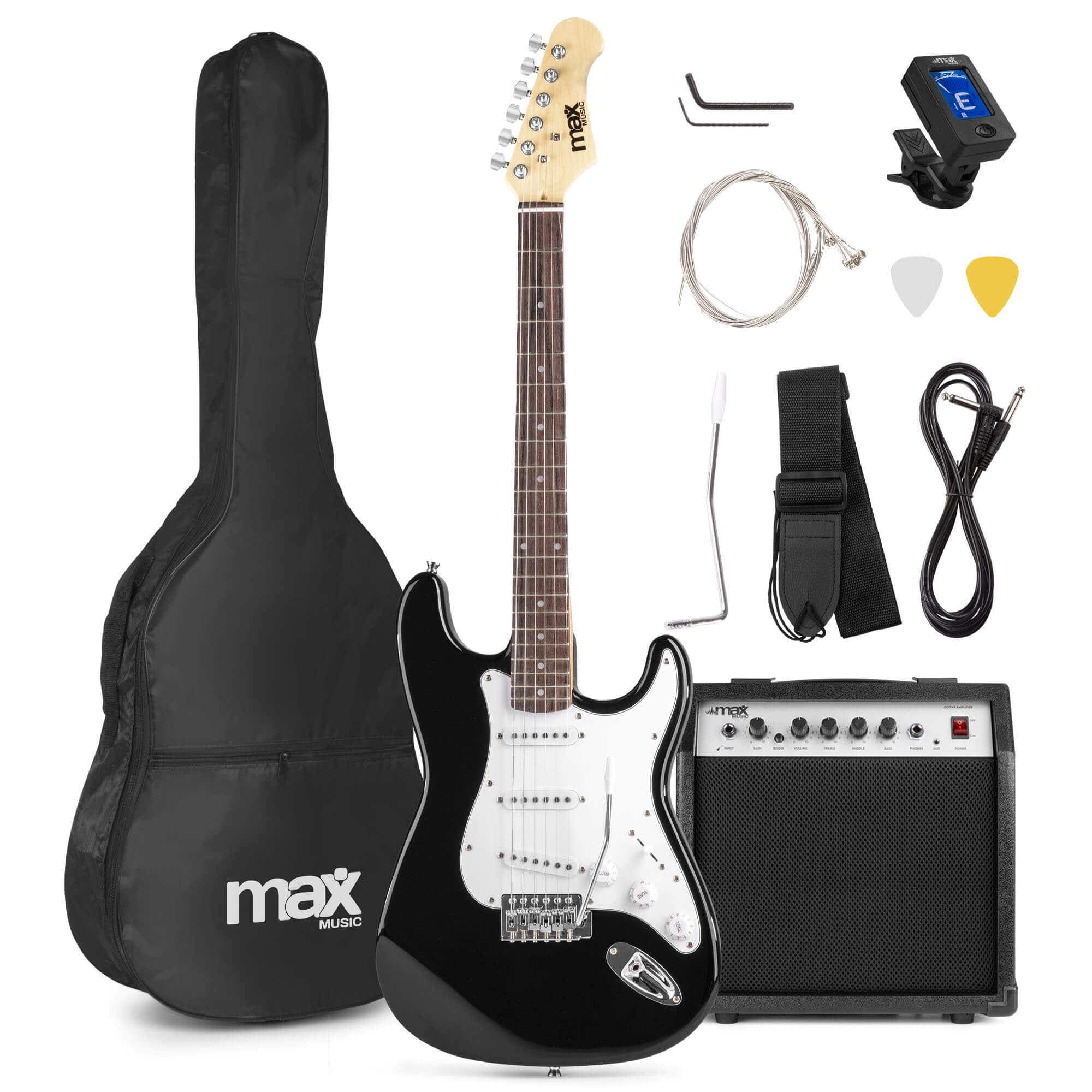 MAX GigKit elektrische gitaar starterset met o.a. 40W versterker - 4/4