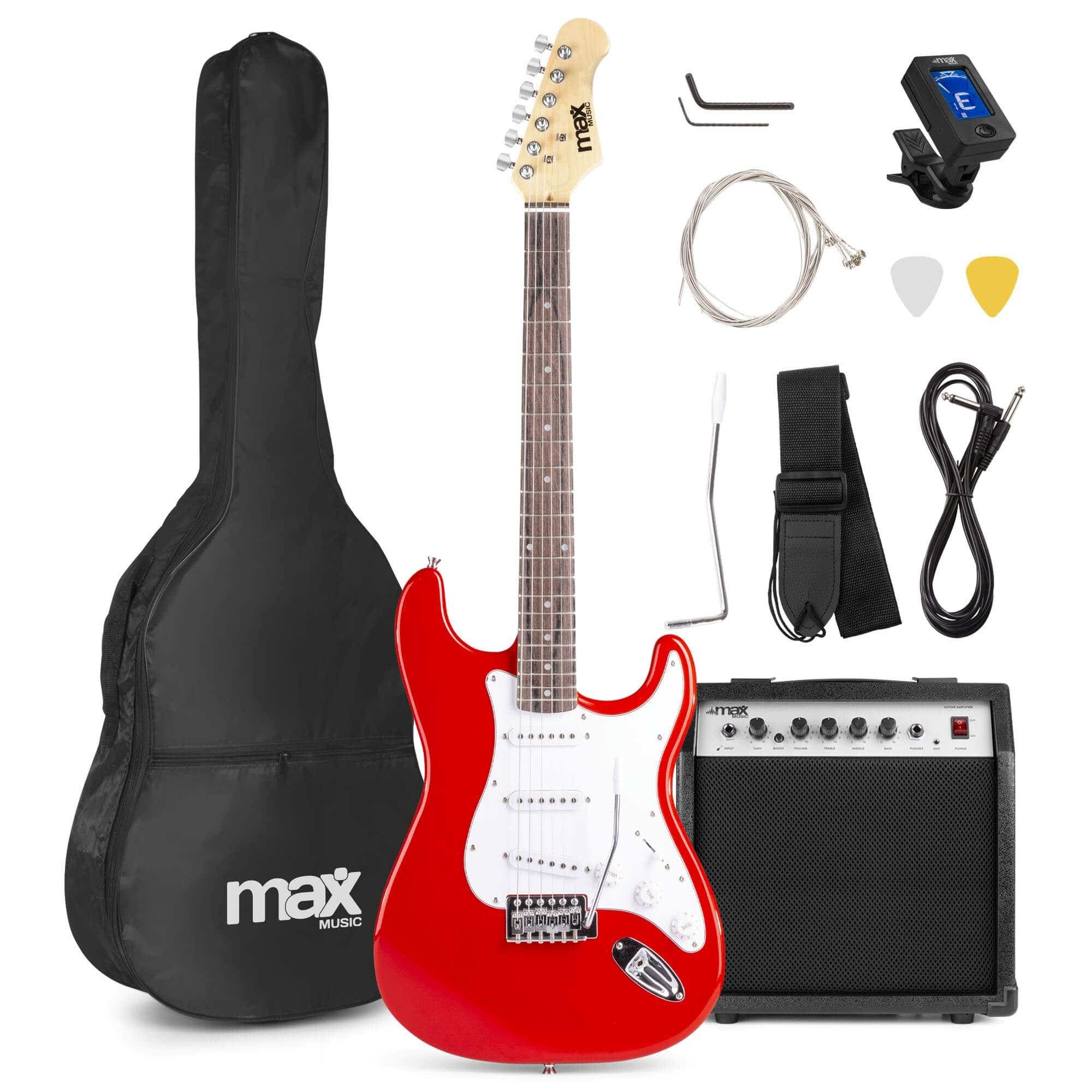 MAX GigKit elektrische gitaar starterset met o.a. 40W versterker - 4/4